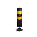 EYKKLSSW Parking Guardrails Barrier Post Portable Security Posts for Driveways Parking Bollards Removable Parking Barriers for Public Roads Maintenance Zones Parking Security Barrier Post