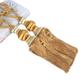 Curtain Ties Backs Handmade Tassel Curtain Tieback Room Accessories Lantern Shaped Curtain Buckle Rope Home Decoration Holdback Window Fringe Curtain Cord (Color : Light yellow)