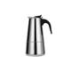 BAOAOYY Steel Coffee Pot Italian Moka Pot Espresso Coffee Maker Pot Cafe Tools Percolator Maker Coffee Stovetop for Latte (Color : 200ml, Size : Free size)