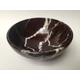 BIANMTSW Home Collections Red Zebra Bowl Marble Natural Stone Kitchen Serving Dish Sauce Spice Herb Ritual