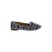 Vince Camuto Flats: Blue Jacquard Shoes - Women's Size 7 1/2