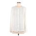 LC Lauren Conrad Long Sleeve Blouse: Ivory Tops - Women's Size Medium