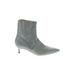 Zara Boots: Gray Solid Shoes - Women's Size 38