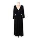 Zara Casual Dress - Midi: Black Dresses - Women's Size Large