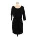 The Group by Babaton Casual Dress - Sweater Dress: Black Solid Dresses - Women's Size Medium