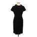 Tahari by ASL Cocktail Dress - Midi: Black Solid Dresses - Women's Size 8