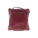 Clarks Leather Crossbody Bag: Burgundy Solid Bags