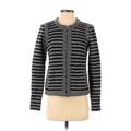Erin Snow Jacket: Gray Stripes Jackets & Outerwear - Women's Size Small