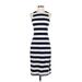 A New Day Casual Dress - Midi: Blue Stripes Dresses - Women's Size X-Small