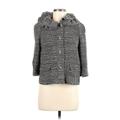 Ann Taylor Jacket: Gray Marled Jackets & Outerwear - Women's Size 6