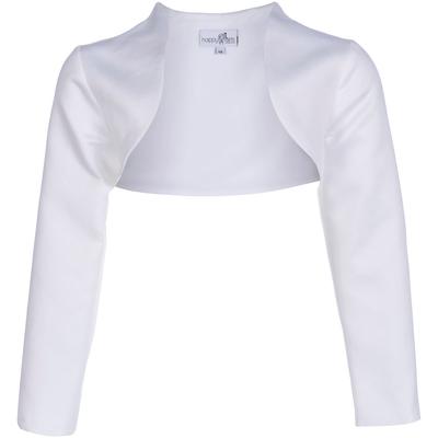 Strickjacke HAPPY GIRLS "cardigan", Mädchen, Gr. 104, weiß, Strick, Obermaterial: 100% Polyester, casual, Rundhals, Langarm, Strickjacken Image