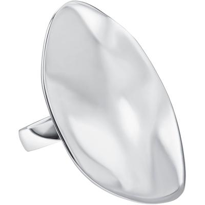 Fingerring CALVIN KLEIN "CK REFLECT, 35000622C,D,E" Gr. 58, silber (edelstahlfarben), Fingerringe, Damen, 58, Edelstahl Image