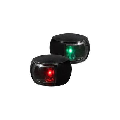 Hella Marine NaviLED Port / Starboard 2W LED Light w/ Housing Pair 2nm Clear Lens/Black Housing 980520901