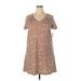 Nine West Casual Dress: Brown Leopard Print Dresses - New - Women's Size 2X-Large