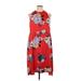 RACHEL Rachel Roy Casual Dress: Red Print Dresses - Women's Size 0X