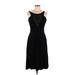 Catherine Malandrino Cocktail Dress - Midi: Black Dresses - Women's Size Large