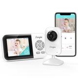 Upgrate Video Baby Monitor,WiFi Baby Camera,2.8" Display and App Control,1200ft Long Range,2 Way Talk,Auto Night Vision