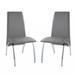 Leatherette Upholstered Side Chairs, Set of 2