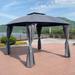 Outdoor Patio Garden Gazebo Canopy, Outdoor Shading, Gazebo Tent With Curtains