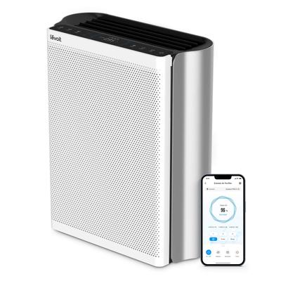 Air Purifiers for Home with Filter, 3-Channel Air Quality Monitor, Smart WiFi, Filter for Allergies, Smoke, Dust Alexa Control