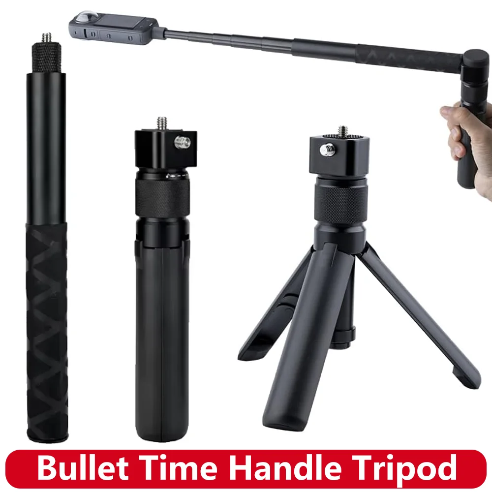 X5/X4/X3/X2 Handheld Selfie Stick Stativ Kugel Zeit Bundle Für Insta360 X5 X4 X3 ein X2 Ein RS Action Kamera Zubehör Image
