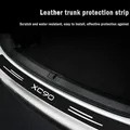Autoadesivo della fibra di carbonio della protezione del paraurti del bagagliaio posteriore