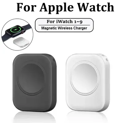 Magnetisches kabelloses Schnell ladegerät für Apple Watch Serie 9 8 7 6 5 se Typ c für iPhone Convert Ladegerät für iwatch Serie 6 5 3 2 1
