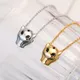 Pendentif tête de léopard en argent regardé 925 pour femme marque de luxe collier personnalisé