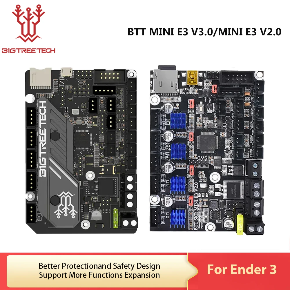 BIGTREETECH SKR MINI E3 V3.0 Scheda Madre 3D MINI E3 V2 TMC2209 Accessori Per Stampanti 3D Per Ender 3 Aggiornamento BTT SKR V1.4 Turbo