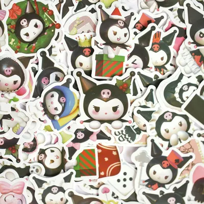 50pcs sanrio 3d stereo skopische Aufkleber kawai Telefon hülle niedlich diy dekorative wasserdichte Anime Aufkleber kuromi meine Melodie Image
