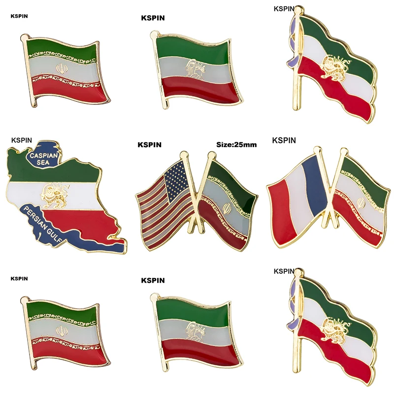 Iran Flagge Anstecknadel Abzeichen Brosche Image