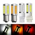 1pc LED Leuchtmittel 1156 P21W BA15S BAU15S PY21W 1157 BAY15D P21/5W 7440 W21W 5630 33SMD Für auto