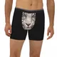 Caleçon blanc de peinture de tigre culotte respirante sous-vêtement masculin Boxer sous-vêtement