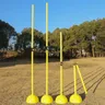 2Pcs Football Agility Training Rods Soccer Training Pole Agility Training Tool Soccer Agility Pole
