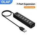 Adaptateur d'Alimentation USB 3.0 4/7 Ports Multi USB Splitter airies USB 2.0 Commutateur