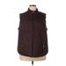 Croft & Barrow Vest: Burgundy Jackets & Outerwear - Women's Size 2X