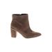 1.State Ankle Boots: Brown Shoes - Women's Size 9