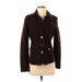 Eileen Fisher Blazer Jacket: Burgundy Jackets & Outerwear - Women's Size Small
