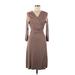 Banana Republic Casual Dress - Midi: Brown Dresses - Women's Size Medium
