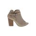 Top Moda Ankle Boots Tan Shoes - Women's Size 5 1/2