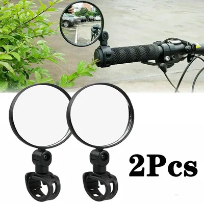 Universal Bicycle Mirror Handlebar Rearview Mirror for Bicycle Motorcycle 360 Rotation Adjustable