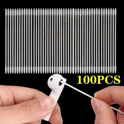 Dust Free Disposable Cleaning Swab Cotton For AirPods Earphone Headphone Keyboard Phone Charge Port