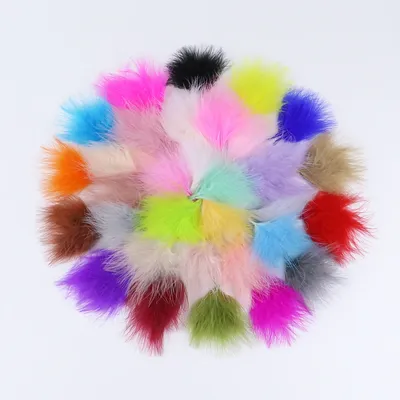 50/100pcs Quality Fluffy Turkey Feathers Bulk light Pink Marabou Feather Diy Wedding Decor Fly Tying