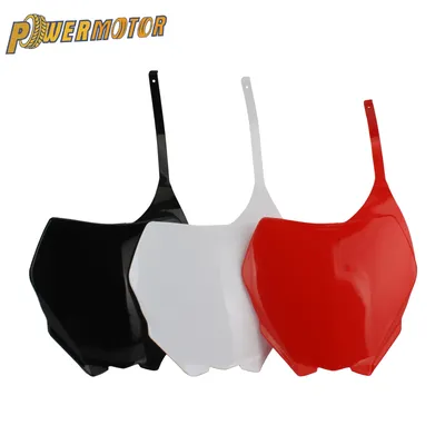 Motorcycle for YZ125 YZ250 Fairing Front Number Holder Plates Name Panel Plastic 06-14 Motocross