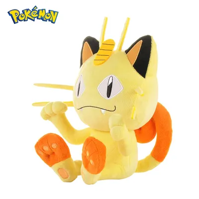 Pokemon Kawaii Meowth Plush Toy Cartoon & Cute Stuffed Doll Children's Toy Birthday Present