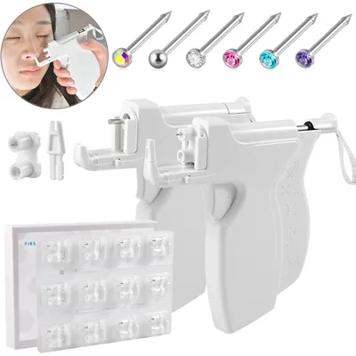 T3 Professional Piercing Gun Sterile Nose Stud Piercing Device Suitable For 2mm Nose Stud Piercing