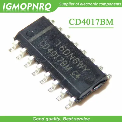 10PCS CD4017BM SOP16 CD4017 SOP CD4017BM96 SMD IGMOPNRQ