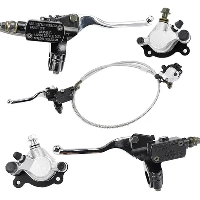 49cc Mini Parts Motorcycle Brake Front Rear Left Right Pump Master Cylinder Hydraulic Brake Lever