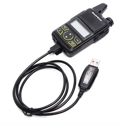 Original Baofeng T1 Walkie Talkie USB Programming Cable For T1 Two Way Radio BF-9100 BF-T1 Y Port