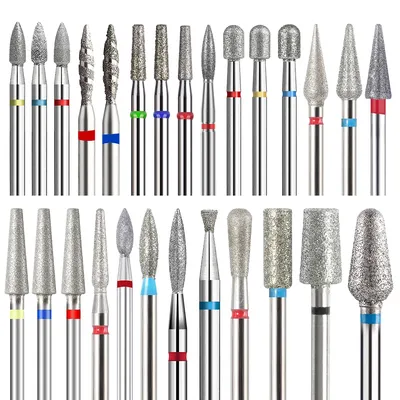 Diamond Cutters Manicure Nail Drill Bits Nails Milling Cutter Carbide Cuticle Clean Rotary Electric